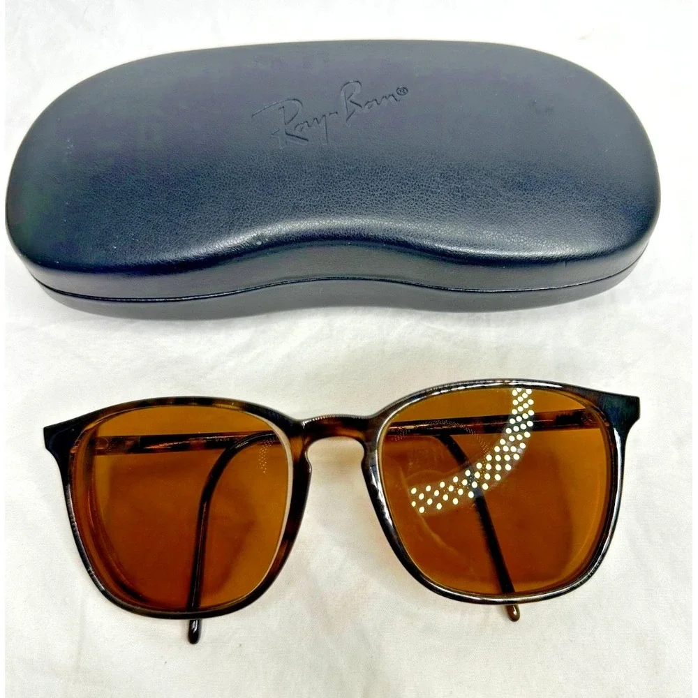 Ray-Ban Sunglasses Tortoise Frames Only RB 4387 710/73 56 18 145 Square Italy